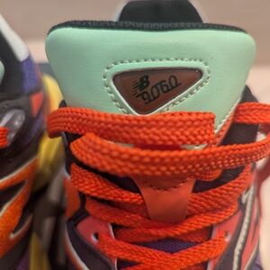 New Balance Women's Sneakers in Mint, Orange, and Purple